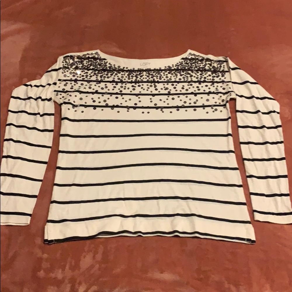 Loft Sequin Top